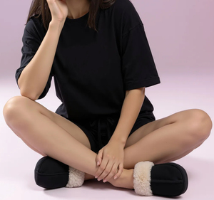 Camiseta Oversize Casual de Hombre con Hombros Caídos y Estampado por Transferencia Térmica Personalizado 2026, de Algodón 100% con Forro Polar para Otoño, Diseño de Leopardo - Product Image 2