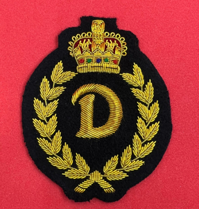 Parches Bordados a Mano con Hilo de Oro, Diseños Personalizados de Lujo, Insignias con el Alfabeto, para Chaquetas, Camisetas Polo, Sombreros - Product Image 4