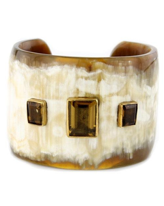 Boutons de manchette tendance faits à la main en corne de buffle naturelle, écologiques, pour femmes, HF CRAFST, vente en gros - Product Image 4