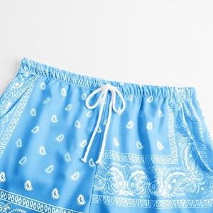 Shorts en mesh imprimé bandana pour homme, motif paisley, légers, pour le basketball et la gym, tissu à séchage rapide - Product Image 3