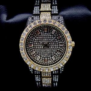 Reloj de Diamantes Totalmente Cubierto de Diamantes, Reloj Automático de Diamantes Moissanite, Reloj Sólido Estilo Hip Hop para Joyería de Moda Masculina - Product Image 6