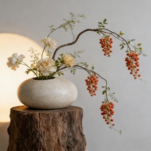 Minimalist <b>Ceramic</b> Tabletop <b>Vase</b> With Matte Finish 8-16 Inches Height 8-12in Width Exquisite Durable Design - Product Image 5
