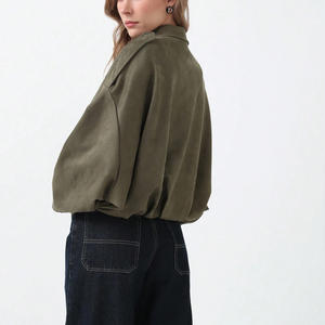 Chaqueta Bomber de Camuflaje Moderna para Mujer, Personalizada, con Cierre de Cremallera de Acabado Liso, Impermeable, Transpirable, Mangas Gruesas Desmontables, Bordado - Product Image 2