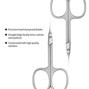 Tijeras de Precisión para Cutículas Sharp MI-101, Acero Inoxidable con Recubrimiento Personalizado, Punta Recta, Certificación CE, para Manicura - Product Image 4