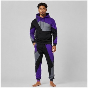 Ensembles de vêtements de sport de qualité supérieure, sweats à capuche et sweat-shirts pour hommes, streetwear, survêtement pour hommes, qualité supérieure, vente en gros - Product Image 5