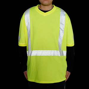 Chemise de travail réfléchissante à manches courtes haute visibilité, uniforme boutonné pour agents de sécurité, mécaniciens, vêtements de travail - Product Image 3