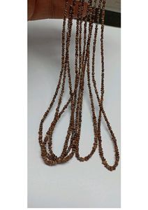 Perles de diamant brut de couleur rouge naturelle, non taillées, taille 3 mm à 4 mm, pépites de cristal brutes, perles de pierres précieuses en vrac pour la fabrication de bijoux - Product Image 2