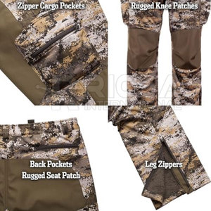 Pantalon de chasse d'hiver pour l'extérieur, coupe-vent, résistant à l'eau, respirant, multi-poches, équipement de randonnée et de camping - Product Image 6