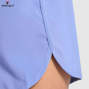 Shorts de sport décontractés pour femmes, taille haute, coupe ajustée, confortables, respirants, en tissu 100% coton - Product Image 6