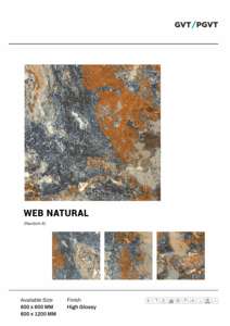 Carreaux de porcelaine haute brillance pour aménagement urbain, avec dos solide, 60x60cm, 600x600mm, 24x24, pour solutions de revêtement de sol intérieur - Product Image 2