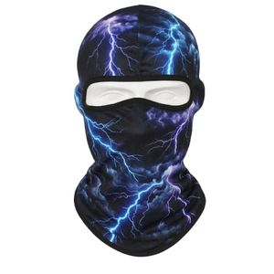 Purple Galaxy Balaclava Masks Premium Polyester Stretch Breathable Moisture Wicking Lightweight Outdoor Sports Masks - Product Image 2