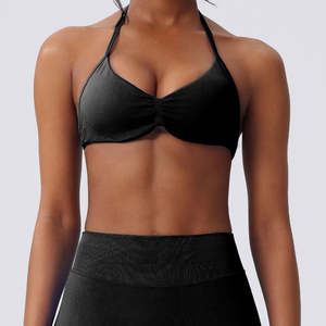 Nouveau design soutien-gorge de sport pour femme, personnalisable avec logo, respirant, écologique, avec logo frontal, grandes tailles - Product Image 4