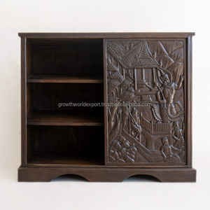 Nuevo diseño de acento, gabinete de almacenamiento de diseño tallado a mano de madera para muebles de sala de estar, muebles de dormitorio de nuevo diseño moderno 2025 - Product Image 2