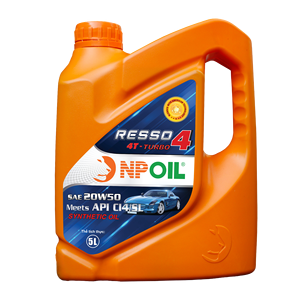 น้ำมันเครื่องยนต์รถยนต์ NPOIL RESSO 4 TURBO 20W50 4 ลิตร 5 ลิตร 6 ลิตร PCMO น้ำมันเครื่องยนต์รถยนต์นั่งส่วนบุคคล ผู้จัดจำหน่ายขายส่ง น้ำมันพื้นฐานและสารเติมแต่งคุณภาพสูง - Product Image 1