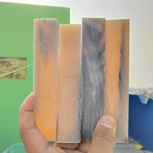 Écailles de corne de buffle naturelles, poignées en corne de buffle véritable pour la fabrication de couteaux et l'artisanat, au meilleur prix - Product Image 5