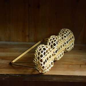 Handwoven Bamboo <b>Hanging</b> <b>Basket</b> Rustic Farmhouse Decor Natural Storage <b>Basket</b> <b>Wall</b> <b>Hanging</b> Organizer Supplier - Product Image 4