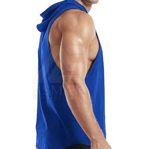 Sudadera sin mangas Muscle Fit para gimnasio, sudadera elástica para culturismo y entrenamiento físico, sudadera deportiva sin mangas para gimnasio - Product Image 5