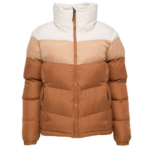 Women's Winter Quilted Cotton Puffer <b>Jacket</b> Custom Logo Zipper Printed Front Warm Heated Outdoor Fashion Coat Nylon - Product Image 2