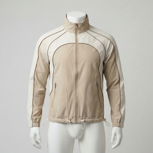 <b>Men</b> Color Block Hooded Windbreaker <b>Jacket</b> Full Zip Lightweight Outdoor Sports <b>Running</b> Shell <b>Jacket</b> - Product Image 1