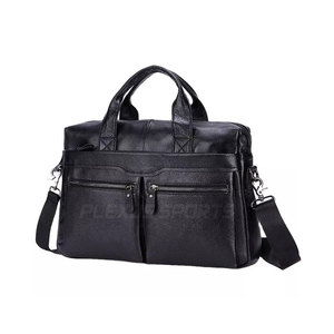 Vente en gros de sacoche pour ordinateur portable en cuir véritable, sacoche pour ordinateur portable de style moderne, grande capacité, durable, fabriquée au Pakistan - Product Image 2