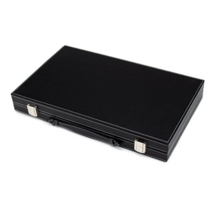 Juego de Backgammon de Cuero Negro de Alta Calidad, Juego de Mesa Clásico para Fiestas Familiares, Juego de Backgammon Profesional de Viaje, Regalo - Product Image 6