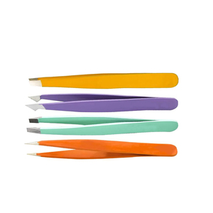Pinces à épiler professionnelles en acier inoxydable pour extensions de cils, fournitures pour salons de beauté, fabriquées au Pakistan - Product Image 4