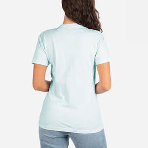 T-shirts pour adultes en gros – T-shirts pour hommes en coton peigné et filé à la baguette, grammage lourd - Product Image 6