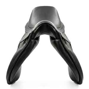 Silla de montar profesional para carreras de caballos, hecha a mano, de cuero premium, ultraligera para velocidad, con opción de personalización de marca. - Product Image 4