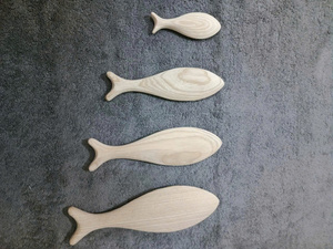 Statue de poisson en bois naturel, artisanale, décorative, thème nautique, pour la distribution en gros et le soutien au marché de détail mondial dès aujourd'hui - Product Image 2