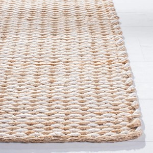 Modern Beige Jute Flat Weave Area <b>Rug</b> Rectangle Eco Friendly Living Room Use <b>Thin</b> 0.2-0.4 in - Product Image 6