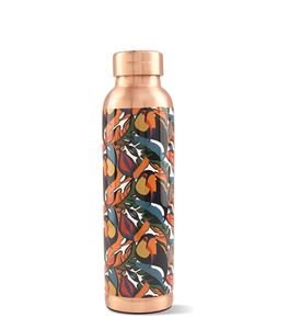 Attractive <b>Copper</b> Printed <b>Water</b> <b>Bottle</b> Customized latest design Mirror Polished enamel Printed <b>Copper</b> <b>Water</b> <b>bottle</b> - Product Image 5