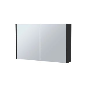 Armadietto da bagno nero a 2 ante con specchi inclusi - Product Image 3