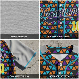 Maillots de baseball rayés personnalisés en gros, haute qualité, 100 % polyester, ensemble de maillots de baseball vierges pour adultes et équipes débutantes - Product Image 5