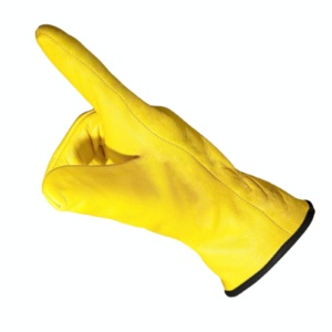 ถุงมือหนังแกะเกรดพรีเมียมอเนกประสงค์สำหรับคนขับรถ ช่างซ่อม  ใส่สบาย ปรับขนาดข้อมือได้ ทนทานต่อการฉีกขาด - Product Image 1