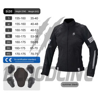 Blouson de moto bleu pour femme, été, manches longues, respirant, certifié CE, protections incluses