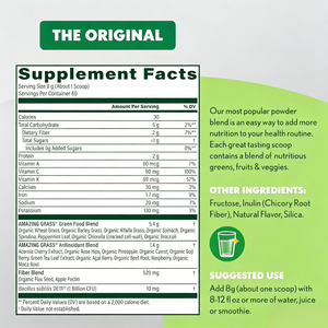 OEM ODM Polvo de Vegetales Orgánicos, Pasto de Trigo, Espirulina, Chlorella, Probióticos, GMP, HACCP, ISO, Halal, BRC, 60 Porciones - Product Image 4
