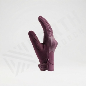 Customized Durable PU Windproof Motorbike Racing <b>Gloves</b> with Hard Knuckle Protection Full Finger Anti Slip <b>Touchscreen</b> Design - Product Image 3