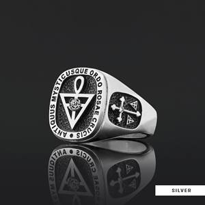 แหวนเมสัน BOJ รุ่น 012 แหวนเงินประดับเพชรแบบปรับแต่งได้ สำหรับรับปริญญา มหาวิทยาลัย  สำหรับทั้งชายและหญิง ของขวัญสำหรับงานปาร์ตี้ ราคาประหยัด - Product Image 5