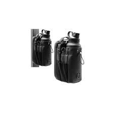 Custom Fitness Gym Bag Bottle Holder New Design Black Zipper Closure Water Resistant Polyester Lining Oxford Portable Adjustable - Product Image 3