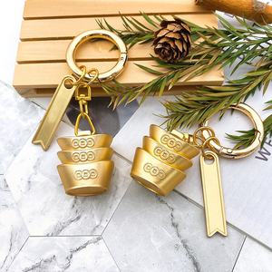 Llavero promocional Logotipo 3D personalizado Llaveros de metal Logotipo personalizado Dibujos animados Llavero lindo - Product Image 6