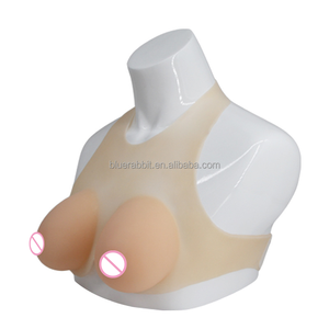 Plastrons de poitrine en silicone Faux seins remplis de coton Formes de poitrine en gros pour travestis Trans Wear Faux seins en silicone - Product Image 2