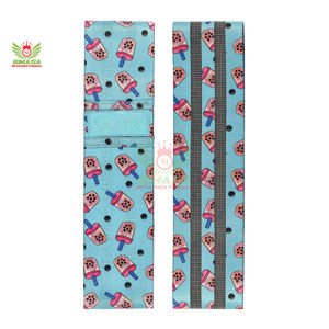 ชุดยางยืดออกกำลังกายสำหรับบริหารสะโพกผู้หญิง แบบวงกลม กว้าง กันลื่น สำหรับออกกำลังกายกล้ามเนื้อก้น ทำจากโพลีเอสเตอร์คุณภาพสูง - Product Image 5