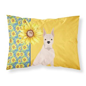 ปลอกหมอนอิงผ้าบ็อกเซอร์สีขาวสำหรับฤดูร้อนน้ำหนักเบานุ่มพิเศษดูแลรักษาง่าย - Product Image 1