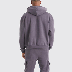 Nuevo Conjunto Deportivo de Forro Polar para Hombre, Hecho en Pakistán, con Capucha, Casual, Impermeable, Lavado al Ácido, para Invierno - Product Image 5