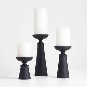 Vente en gros de porte-bougies en bois rustique pour la décoration de centre de table - Product Image 6