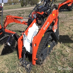 Used Kubota SCL1000 Mini Front Skid Steer Loader-Compact <b>Stand</b> On Track Loader with 24.8 HP Diesel <b>Engine</b> - Product Image 4