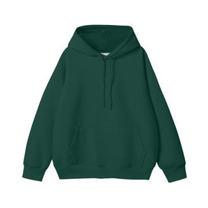 เสื้อฮู้ดดี้ผ้าฟลีซแบบเรียบพรีเมียมสั่งทำพิเศษ แขนยาว มีเชือกผูกฮู้ด กระเป๋าจิงโจ้ สไตล์ลำลอง สตรีทแวร์ รับผลิตแบบ OEM - Product Image 5
