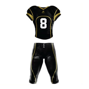 Uniformes de Fútbol Americano Transpirables de Alta Calidad al por Mayor, Se Aceptan Pedidos al por Mayor, Talla y Color Personalizables, Aptos para Escuelas - Product Image 1