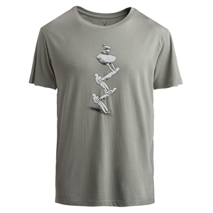 T-shirt pour homme à col en V, bleu clair uni, manches courtes, coupe classique, vêtement décontracté, tissu jersey 100% coton, doux et respirant, logo sur le devant - Product Image 1