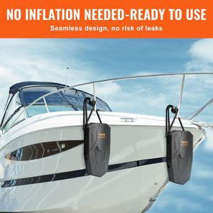 Parafango Marino in EVA da 8.6'' x 16'' con Corde e Bloccacorda, Borsa Portaoggetti, Parafanghi per Imbarcazioni per l'Ormeggio - Product Image 4